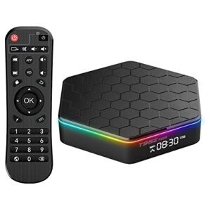 android tv box 12.0 4gb ram 64gb rom tv box android 2022 h618 quad-core cortex-a53, android box 4k 6k with wi-fi 6 2.4g/5g bluetooth 5.0 hdr10+ ethernet 100m usb 2.0 smart tv box