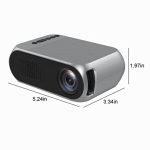 Mini Projector Led Portable Projector with HDMI Same Screen Projection Camper Apartment Classroom Must Haves Electronics Tech Gadgets Birthday Gifts for Men Personalized Gifts