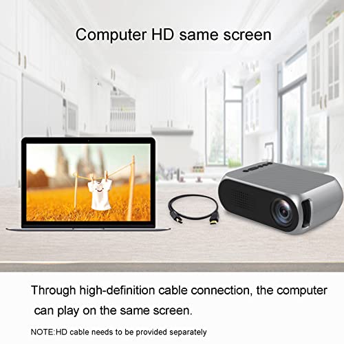 Mini Projector Led Portable Projector with HDMI Same Screen Projection Camper Apartment Classroom Must Haves Electronics Tech Gadgets Birthday Gifts for Men Personalized Gifts