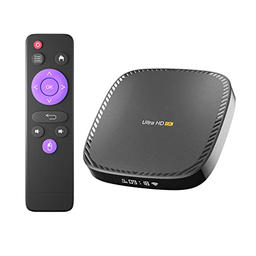 X88 Pro S Android Box, Android 10.0 TV Box 4GB Ram 128GB Rom H616 Quad-Core Support 6K 2.4G/5.8G Dual Wifi Ethernet HD BT 5.0