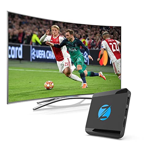 IPTV Box with 10000+ Channels Sports,Kids,News,Movies,Series,24/7 Live Channels and More,4K 2GB RAM 16GB ROM Supports Dual Band Wi-Fi&Bluetooth