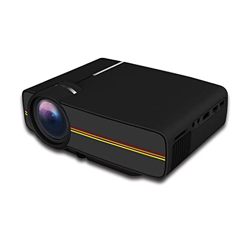 Thick Upgrade Mini Projector 1080P 1800Lumen Portable LCD LED Projector Home Cinema USB Compatible 3D Beamer (Color : D, Size : YG400)