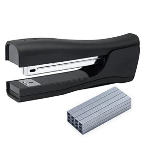 bostitch office bostitch dynamo stand-up stapler with built-in pencil sharpener, includes 210 staples, staple remover and staple storage, black