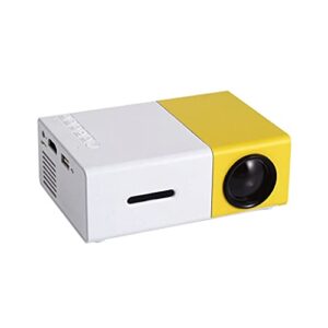 kxdfdc mini projector, portable full color led lcd video projector for children present, video tv movie, party game