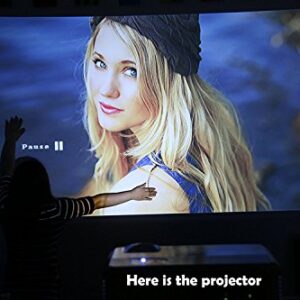 7500Lumen HD Multimedia Projector Native 1080P HDMI USB, 200" Widescreen LED Outdoor Projectors Digital Zoom for Gaming Movies Computer PS5 TV Stick