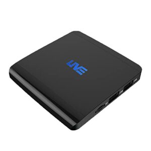 DREAMOSA Android IPTV Box Contains 10000+ Global Channels Movies Sports Cartoon VIP for Free Brazil India Arab Asia Europe, Black, 10*10*1