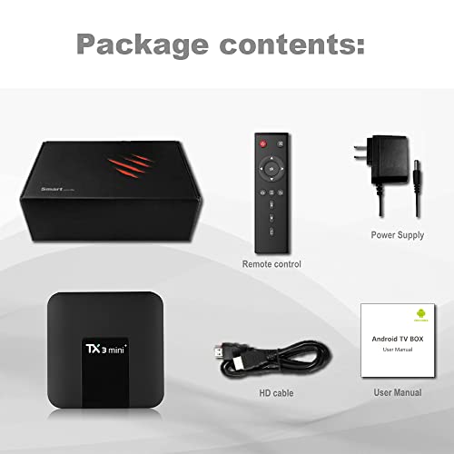 TX3 Mini+ Smart Android TV Box Android 11 TV Box 2GB RAM/16GB ROM Amlogic S905W2 Quad Core 64 Bits 2.4G/5G WiFi Smart 4K TV Box - Model No.: TX3mini+ 2GB 16GB