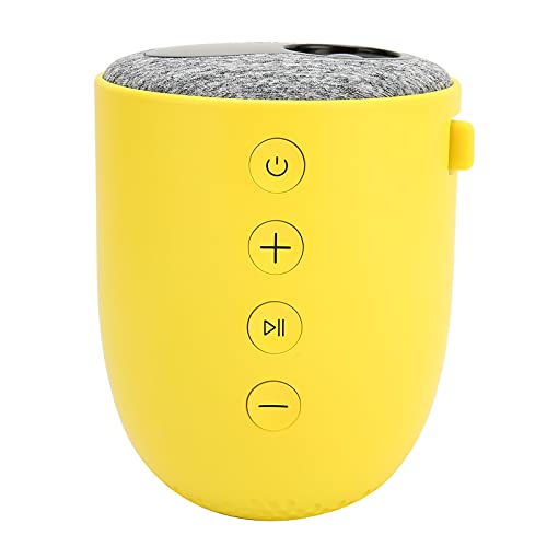 Mini Projector, ABS Yellow Portable Mini LED Video Projector Cute Creative Appearance,with A 360 Degree Rotatable Tripod,for Home and Outdoor Entertainment(US)