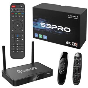 2023 s3pro s3 pro the upgraded version dual-wifi english tv box support new functions value package air mouse remote included