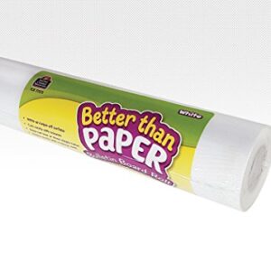 Teacher Created Resources Better Than Paper Bulletin Board Roll, White - 77373
