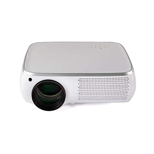 DROOS Mini Projector LCD Projector 950 Lumens 1920X1080dpi 1080P 4K HD 3D LED Projector 8G Portable Projector (Color : Black Gold,(projectors)