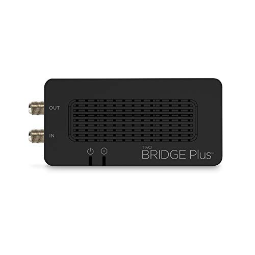 TiVo Bridge Plus, Moca 2.0 Adapter| DVR, Streaming Video, ECB6200TIVO,Black