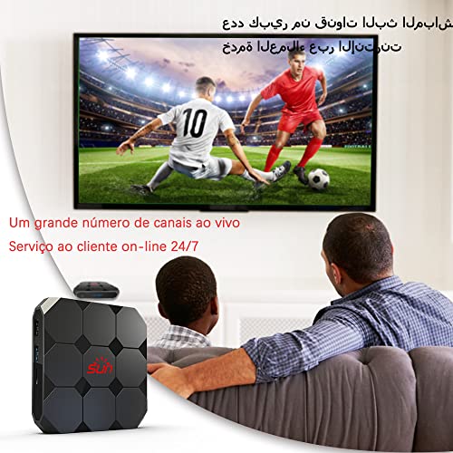 DREAMOSA IPTV Box 10000 4K Videos from Brazil Arabic India Asia Europe Movies News Cartoon VIP 2GB RAM 16GB ROM 10x10x1cm SUN SUN