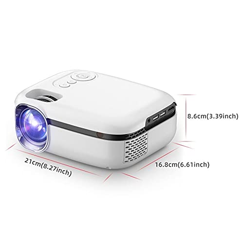 NIZYH New Tech 5G Mini Projector TD92 Native 720P Smart Phone Projector 1080P Video 3D Home Theater Portable Proyector (Size : Basic Version)