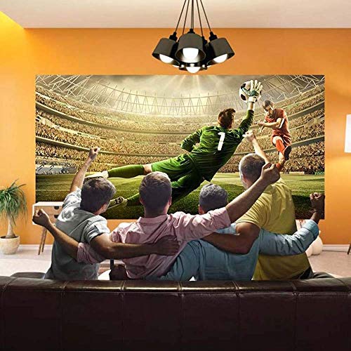 ALIZJJ Mini Projector Portable LCD Projector [100" Projector Screen Included] Full HD 1080P Supported, Compatible with Smartphone, TV Stick, Games, HDMI, AV, Outdoor Projector for Home Theater