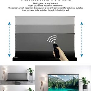 Vivid Storm Since 2004-Projector Screen S PRO 120 inch Screen with Stand Floor UST Ambient Light Rejecting,Compatible for 4K Ultra Short Throw Laser Projector,VSDSTUST120H