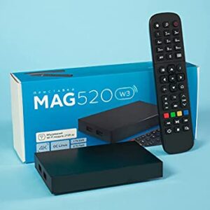 MAXZO New 2021 Original Mag 520w3 4K 2160P HEVC Support, HDMI Cable, 1 GB RAM & 4 GB Flash, Mag520w3, Mag 520 w3, Built-in WiFi