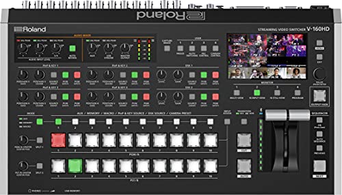 Roland Professional Hybrid V-160HD Streaming Video/Audio Switcher (V-160HD)