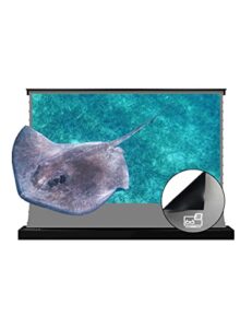 vividstorm-3d long focus ambient light rejecting screen material, motorized floor-rising projection screen,compatible with lumen up to 1800ansi of normally projector,vsdstalr120h-3d