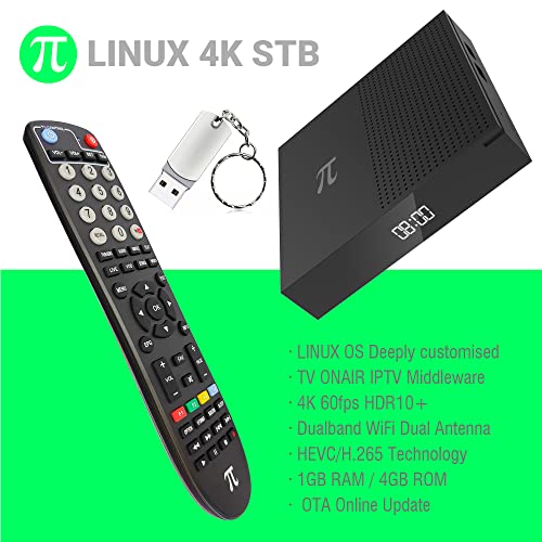 New 2023 DOORDARSHAN TVPlus Pro Linux - 2TB (2000GB) DVR Storage Drive - IPTV Box Stalker Player & M3U Player with 5G WiFi Gigabit LAN Box - Faster Than MAG 524w3 and Formuler Boxes.