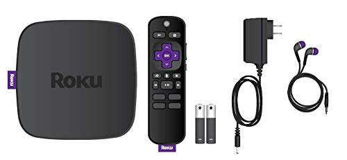 Roku Ultra LT 4K/HDR/HD Streaming Player with Enhanced Voice Remote, Ethernet, MicroSD with Premium 6FT 4K Ready HDMI Cable (Renewed)