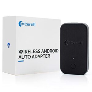 carsifi wireless android auto adapter for all cars and head units with wired android auto – wireless car dongle usb plug & play