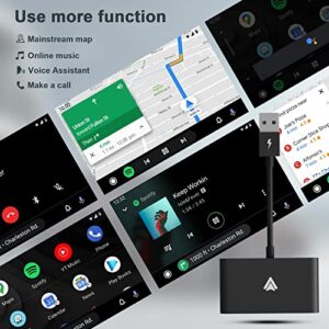 Android Auto Wireless Adapter Akcord A2A Dongle, fit for Cars and Stereo Systems That Support Wired Android Auto, Plug & Play Connect wirelessly Easy Setup, No Cord No Problem, for Android Phones