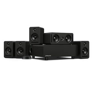 platin monaco 5.1 wireless home theater system for smart tvs – with wisa soundsend transmitter included – wisa certified – tuned by thx.