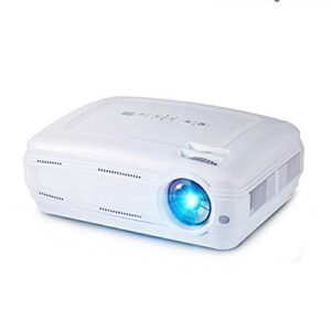 droos portable mini projector smart hd 720p lcd projector android 6.0 wifi bluetooth 4.03500 lumens led home (color : white, size (projectors)