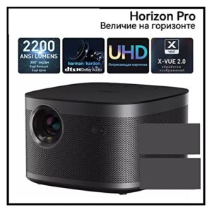 DLP Global Version 3D Support Android TV 10.0 Home Beamer Theater ( Color : Horizon Pro , Size : EU Plug )