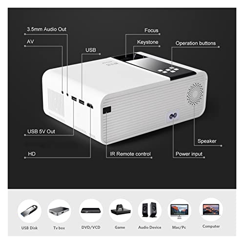 HD Mini Projector TD90 Native 720P for 1080P 4K Video LED Portable Projector Home Theater Cinema Movie Game Proyector