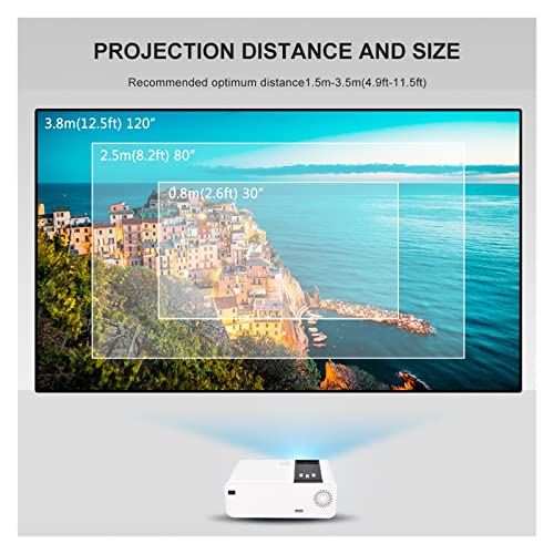 HD Mini Projector TD90 Native 720P for 1080P 4K Video LED Portable Projector Home Theater Cinema Movie Game Proyector