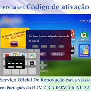 DOODOT renovar código para iptv Brasil código de ativação de 16 dígitos para a.1 a.2 a.3 h.tv 3 5 6 iptv 8 Brazil Renovação