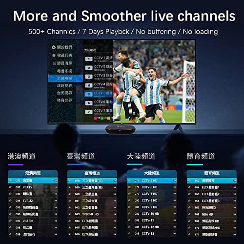 A3 Pro Chinese TV 2023 中文电视盒子 A3升级版 IPTV China/Hongkong/Taiwan Channel 精心挑选的影视剧集 More HD/Clear& Stable Android Box