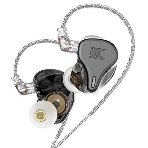 KZ DQ6 in-Ear Monitor Headphones Wired IEM - Professional Stereo HiFi Bass Noise in Ears Earphones for Singers Musicians