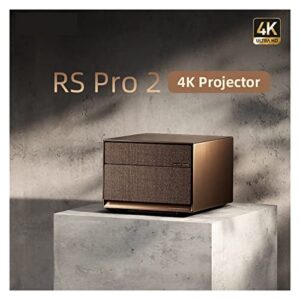 4K Projector 3840×2160 DLP LED 3D Beamer Video Home Theater Cinema RS Pro 2 ( Color : RS Pro 2(Silver) )