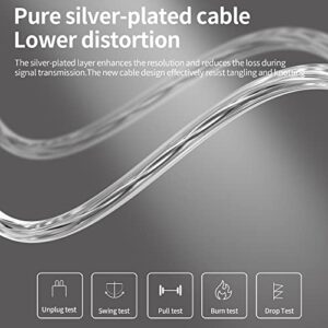 KZ ZSN PRO X IEM Earphones Dual Driver in Ear Monitor 1BA 1DD Wired Earphones HiFi Gaming Earbuds for Phone Computer Tablet