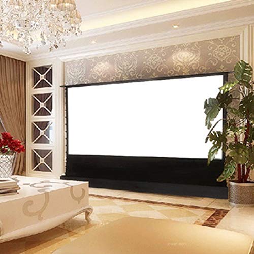 LIRUXUN 4K 16:9 Electric Motorized Floor Rising Projector Projection Screen Black Crystal ALR Screen for Long Throw Projector (Size : 106 inch)