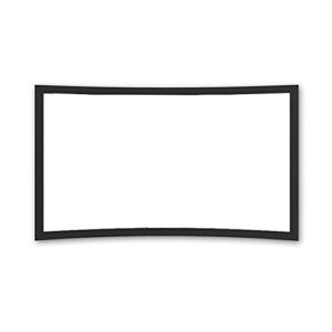 XXXDXDP 4K 16:9 White Woven Acoustic Transparent Customize 3D Curved Fixed Frame Projector Screen for Home Cinema Projection Screen ( Size : 200 inch )