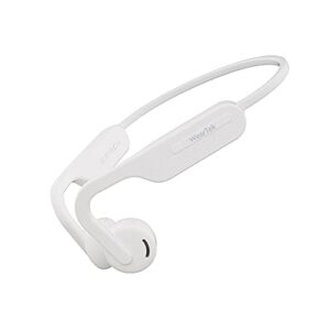weartek x14promax open ear air conduction headphones, 15hours playtime, wireless bluetooth 5.0, usb type-c charging, sweatproof for running, bicycling, hiking (white)