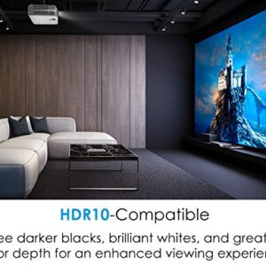 Optoma UHD50 True 4K Ultra High Definition DLP Home Theater Projector for Entertainment and Movies with HDMI 2.0, HDCP 2.2 and HDR Technology