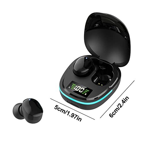 G9S Digital Display Wireless Bluetooth Business Sports Training Earphone Bass Sound in-Ear Headset Car Driving Business TWS-Headphone 8D HD Stereo Waterproof Earbuds for iOS Android