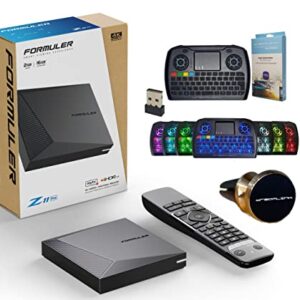 Formuler Z11 Pro Android 11 Dual Band 5G Gigabit LAN 2GB Ram 16GB ROM 4K + Extra 7 Colours Wireless Keyboard + Extra Magnetic Car Mount