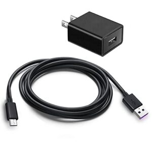 replacement micro usb power charger compatible for roku streaming stick, roku express, express+, premiere streaming media player (not compatible with roku streaming stick+ and ultra)
