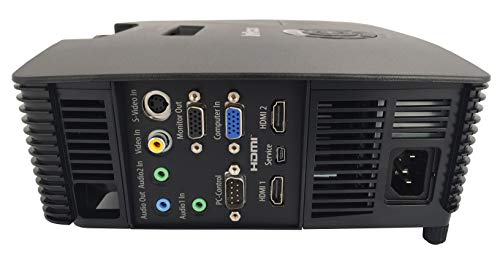 InFocus IN112XA Projector, DLP SVGA 3800 Lumens 3D Ready 2HDMI with Speakers