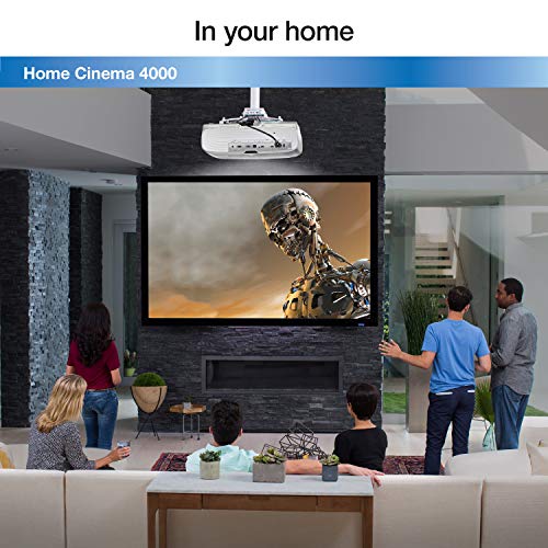 Epson Home Cinema 4000 3LCD Home Theater Projector with 4K Enhancement, HDR10, 100% Balanced Color and White Brightness and Ultra Wide DCI-P3 Color Gamut