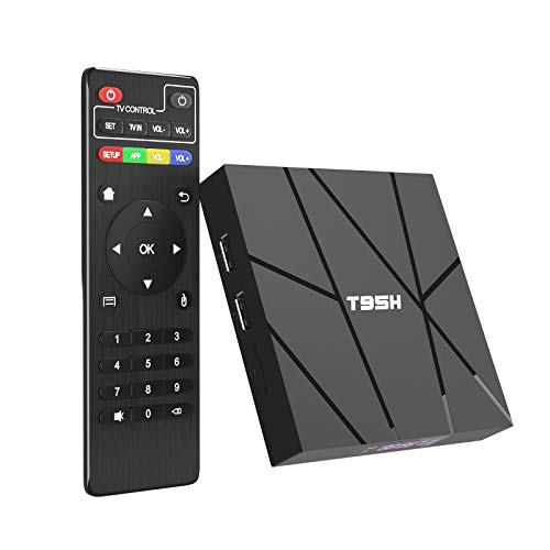 T95H Android TV Box 10.0 2GB RAM 16GB ROM Smart TV Box Allwinner H616 Quad-core 6K TV Box with 64bit,H.265, 3D, 2.4G WiFi, 10/100M Ethernet