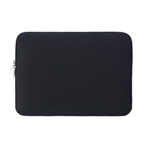 rainyear 14 inch laptop sleeve case protective soft padded zipper cover carrying computer bag compatible with 14″ notebook chromebook tablet ultrabook(black)