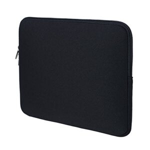 RAINYEAR 14 Inch Laptop Sleeve Case Protective Soft Padded Zipper Cover Carrying Computer Bag Compatible with 14" Notebook Chromebook Tablet Ultrabook(Black)