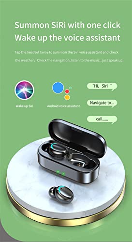 Fiudx Earbuds Bluetooth Wireless Headphones - Touch Control Bluetooth 5.0 Stereo in Ear Mini Earbuds Christmas Birthday Present Gift for Kids Adults